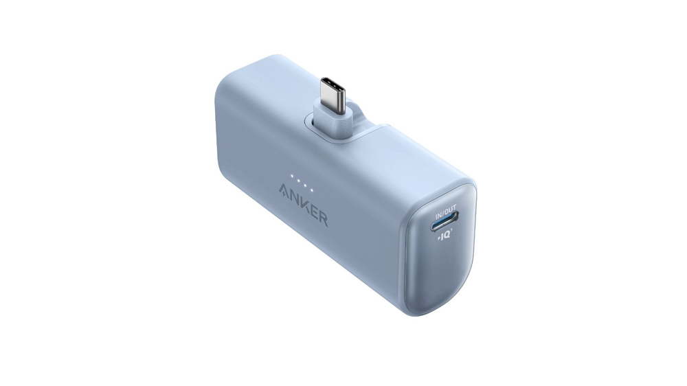 پاوربانک Anker Nano USB-C Connector به رنگ آبی