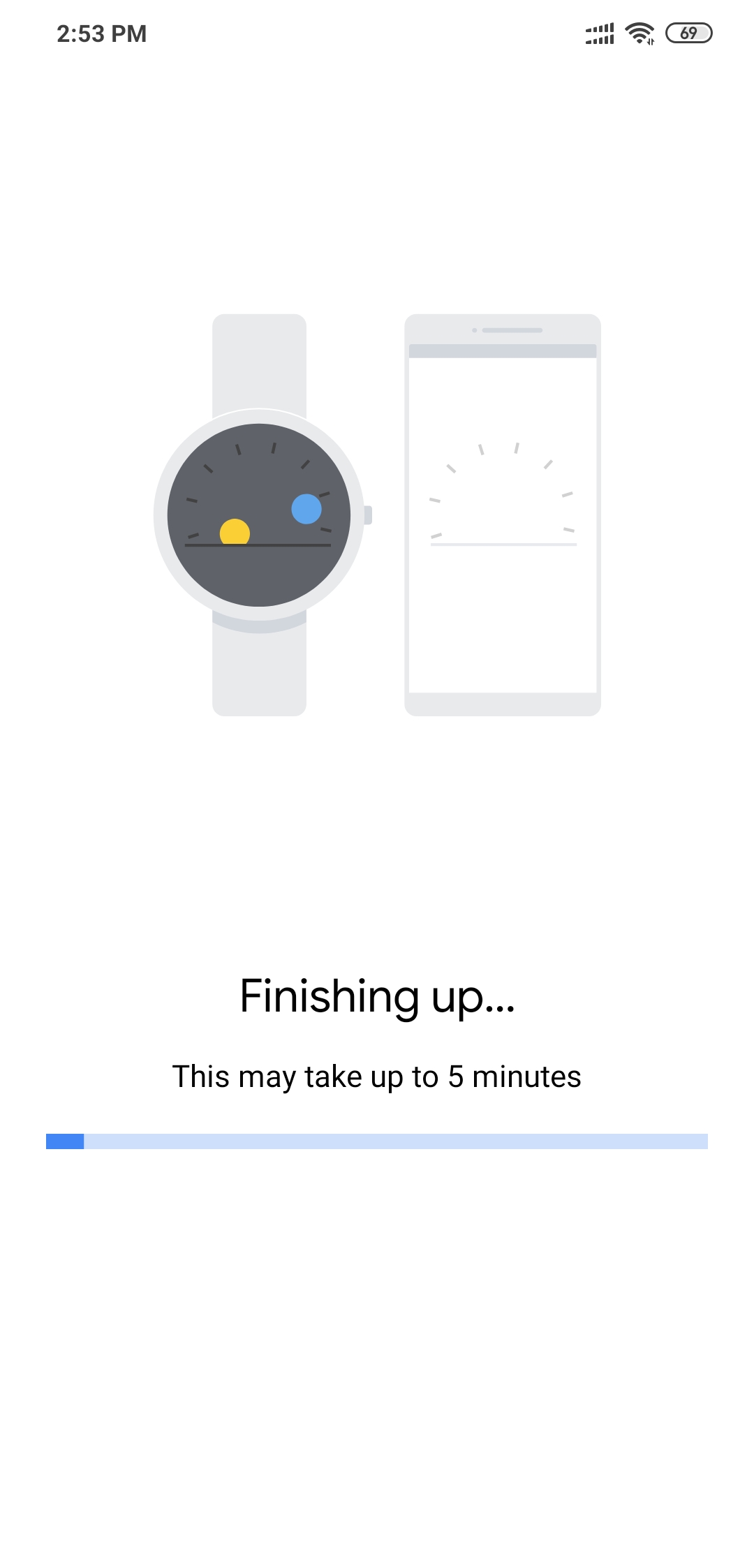 انتظار برای پایان راه‌اندازی Mi Watch