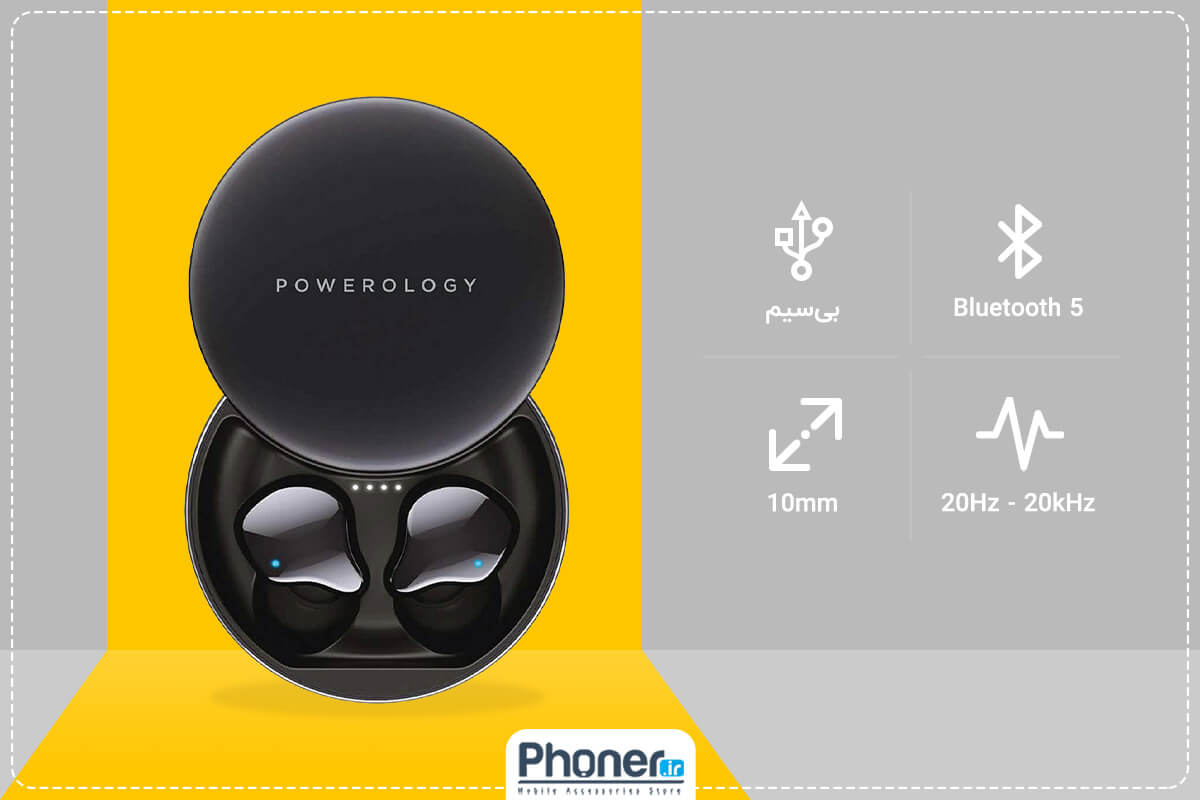 هندزفری بی سیم پاورولوجی مدل PRIMO True Wireless Buds